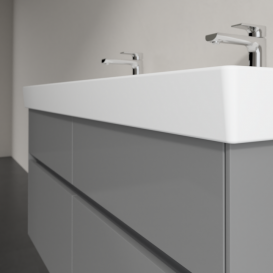 Тумба под раковину Villeroy & Boch Collaro 115,4х44,4 см МДФ глянцевый серый C01200FP