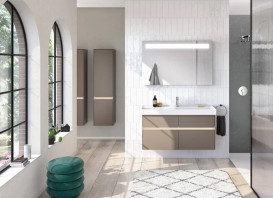 Тумба под раковину Villeroy & Boch Collaro 115,4х44,4 см ДСП трюфель серый C01200VG