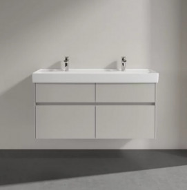 Тумба под раковину Villeroy & Boch Collaro 115,4х44,4 см ДСП мягкий серый C01200VK