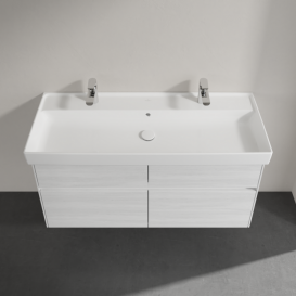 Тумба під раковину Villeroy & Boch Collaro 115,4 х44, 4 см ДСП біле дерево C01200E8