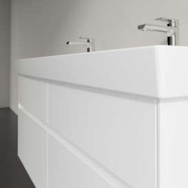 Тумба под раковину Villeroy & Boch Collaro 125,4х44,4 см МДФ глянцевый белый C01300DH