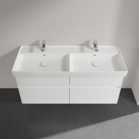 Тумба під раковину Villeroy & Boch Collaro 125,4 х44, 4 см ДСП білий матовий C01300MS