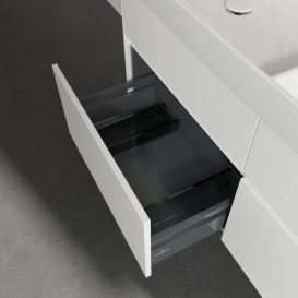 Тумба під раковину Villeroy & Boch Collaro 125,4 х44, 4 см ДСП білий матовий C01300MS