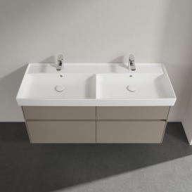 Тумба під раковину Villeroy & Boch Collaro 125,4х44,4 см ДСП сірий трюфель C01300VG