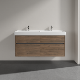 Тумба под раковину Villeroy & Boch Collaro 125,4х44,4 см ДСП дуб аризона C01300VH