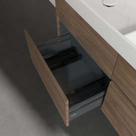 Тумба под раковину Villeroy & Boch Collaro 125,4х44,4 см ДСП дуб аризона C01300VH