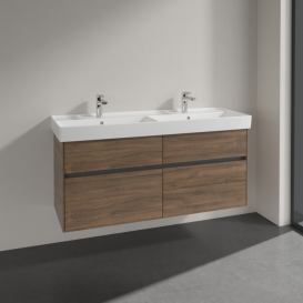 Тумба под раковину Villeroy & Boch Collaro 125,4х44,4 см ДСП дуб аризона C01300VH