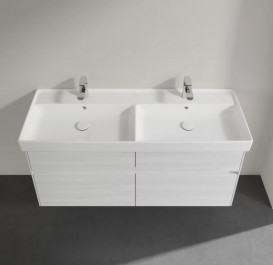 Тумба под раковину Villeroy & Boch Collaro 125,4х44,4 см ДСП белое дерево C01300E8