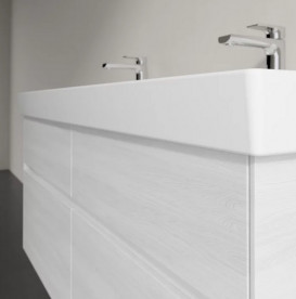 Тумба под раковину Villeroy & Boch Collaro 125,4х44,4 см ДСП белое дерево C01300E8