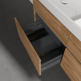 Тумба под раковину Villeroy & Boch Collaro 125,4х44,4 см ДСП дуб канзас C01300RH