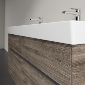 Тумба под раковину Villeroy & Boch Collaro 125,4х44,4 см ДСП каменный дуб C01300RK