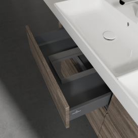 Тумба под раковину Villeroy & Boch Collaro 125,4х44,4 см ДСП каменный дуб C01300RK