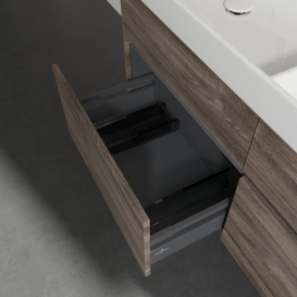 Тумба под раковину Villeroy & Boch Collaro 125,4х44,4 см ДСП каменный дуб C01300RK