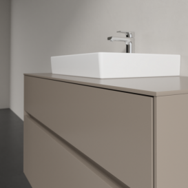 Тумба під раковину Villeroy & Boch Collaro 100х50 см ДСП сірий трюфель C01400VG