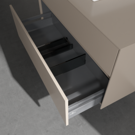 Тумба під раковину Villeroy & Boch Collaro 100х50 см ДСП сірий трюфель C01400VG