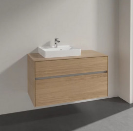 Тумба под раковину Villeroy & Boch Collaro 100х50 см ДСП северный дуб C01400VJ