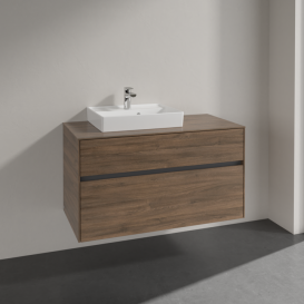 Тумба під раковину Villeroy & Boch Collaro 100х50 см ДСП дуб аризона C01400VH