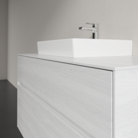 Тумба под раковину Villeroy & Boch Collaro 100х50 см ДСП белое дерево C01400E8