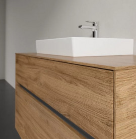 Тумба під раковину Villeroy & Boch Collaro 100х50 см ДСП дуб канзас C01400RH
