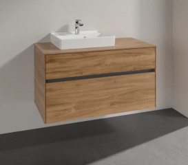 Тумба під раковину Villeroy & Boch Collaro 100х50 см ДСП дуб канзас C01400RH