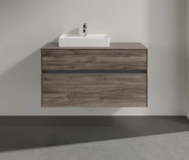 Тумба под раковину Villeroy & Boch Collaro 100х50 см ДСП каменный дуб C01400RK