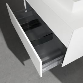 Тумба под раковину Villeroy & Boch Collaro 100х50 см МДФ глянцевый белый C01500DH