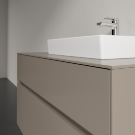 Тумба под раковину Villeroy & Boch Collaro 100х50 см ДСП трюфель серый C01500VG