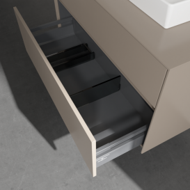 Тумба под раковину Villeroy & Boch Collaro 100х50 см ДСП трюфель серый C01500VG