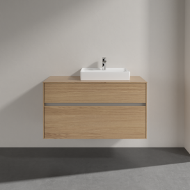Тумба под раковину Villeroy & Boch Collaro 100х50 см ДСП северный дуб C01500VJ