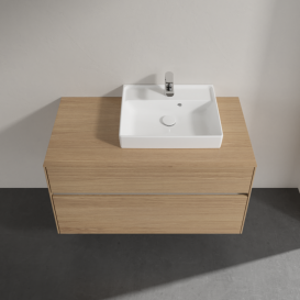 Тумба под раковину Villeroy & Boch Collaro 100х50 см ДСП северный дуб C01500VJ