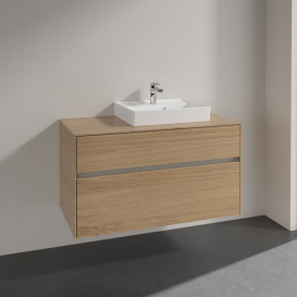 Тумба под раковину Villeroy & Boch Collaro 100х50 см ДСП северный дуб C01500VJ