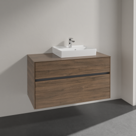 Тумба под раковину Villeroy & Boch Collaro 100х50 см ДСП дуб аризона C01500VH