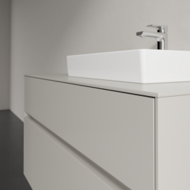 Тумба под раковину Villeroy & Boch Collaro 100х50 см ДСП мягкий серый C01500VK