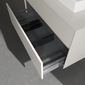 Тумба под раковину Villeroy & Boch Collaro 100х50 см ДСП мягкий серый C01500VK