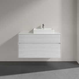 Тумба под раковину Villeroy & Boch Collaro 100х50 см ДСП белое дерево C01500E8