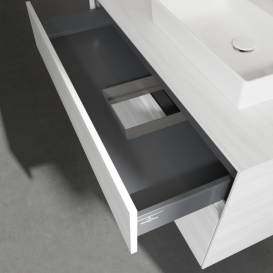 Тумба под раковину Villeroy & Boch Collaro 100х50 см ДСП белое дерево C01500E8