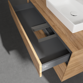 Тумба під раковину Villeroy & Boch Collaro 100х50 см ДСП дуб канзас C01500RH