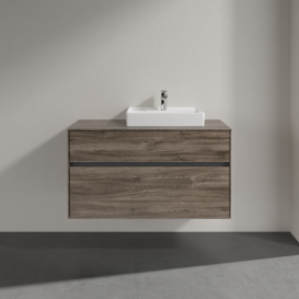 Тумба под раковину Villeroy & Boch Collaro 100х50 см ДСП каменный дуб C01500RK