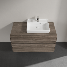 Тумба под раковину Villeroy & Boch Collaro 100х50 см ДСП каменный дуб C01500RK