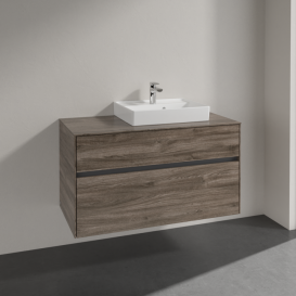 Тумба под раковину Villeroy & Boch Collaro 100х50 см ДСП каменный дуб C01500RK