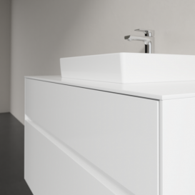 Тумба под раковину Villeroy & Boch Collaro 100х50 см МДФ глянцевый белый C01600DH