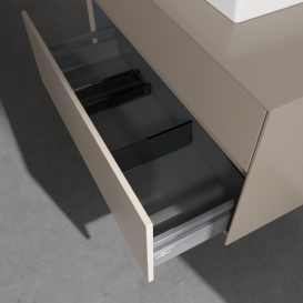 Тумба под раковину Villeroy & Boch Collaro 100х50 см ДСП трюфель серый C01600VG