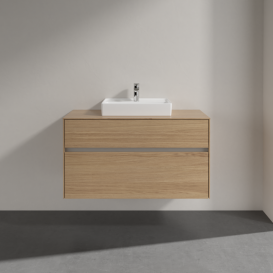 Тумба под раковину Villeroy & Boch Collaro 100х50 см ДСП северный дуб C01600VJ
