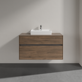 Тумба під раковину Villeroy & Boch Collaro 100х50 см ДСП дуб аризона C01600VH