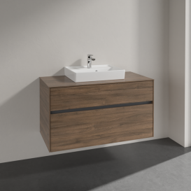 Тумба під раковину Villeroy & Boch Collaro 100х50 см ДСП дуб аризона C01600VH