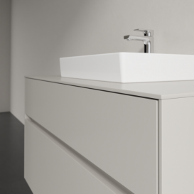 Тумба под раковину Villeroy & Boch Collaro 100х50 см ДСП мягкий серый C01600VK