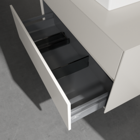 Тумба под раковину Villeroy & Boch Collaro 100х50 см ДСП мягкий серый C01600VK