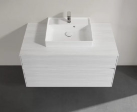 Тумба под раковину Villeroy & Boch Collaro 100х50 см ДСП белое дерево C01600E8