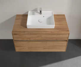 Тумба під раковину Villeroy & Boch Collaro 100х50 см ДСП дуб канзас C01600RH