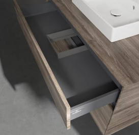 Тумба под раковину Villeroy & Boch Collaro 100х50 см ДСП каменный дуб C01600RK